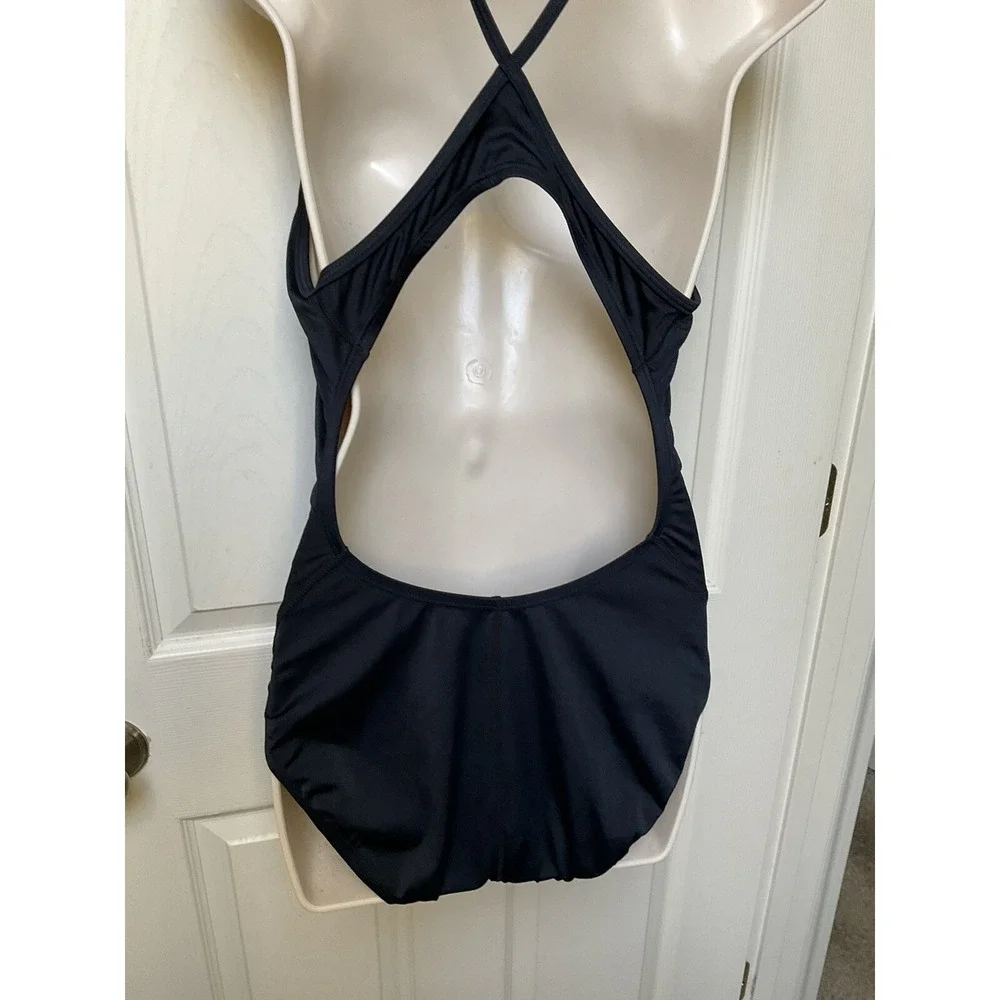 Nike‎ Women's Swimsuit Bathing Suit 12 Athletic Competition Modest Gorpcore Vtg